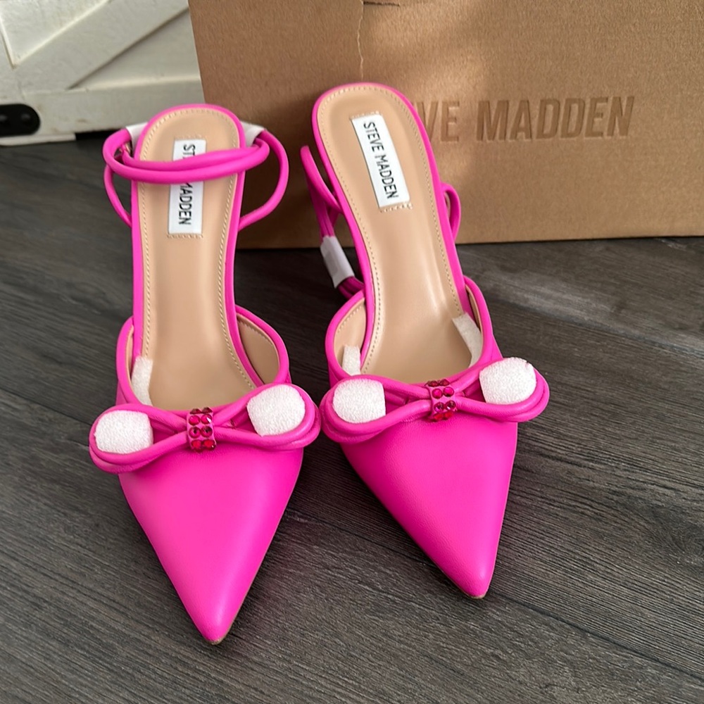 Steve Madden Pink Patent Heels